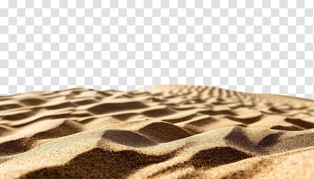 Sand isolated on transparent background PNG