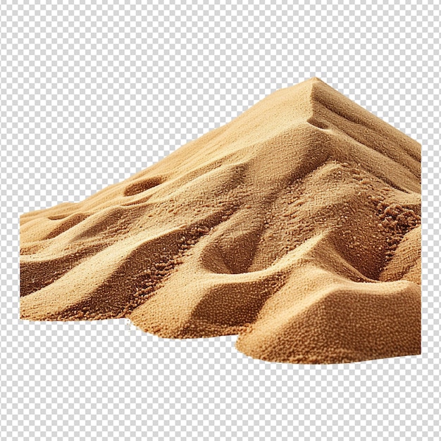 PSD sand isolated on white