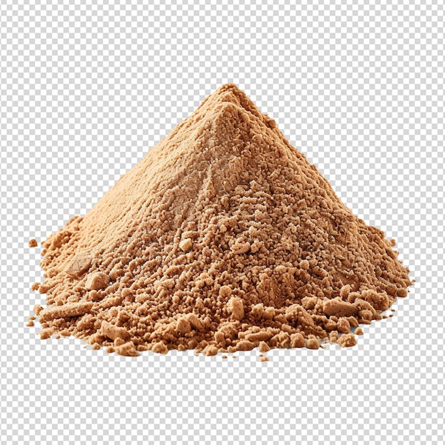 PSD sand isolated on white