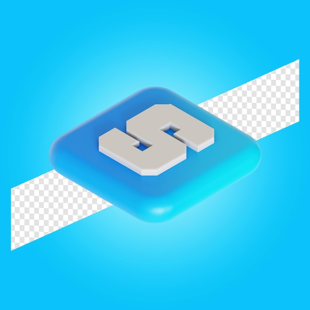 Sandbox cryptocurrency symbool logo 3d illustratie