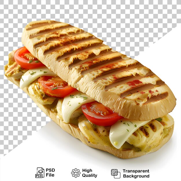 PSD un panino con una foto di un panino e una foto di una panino su di esso