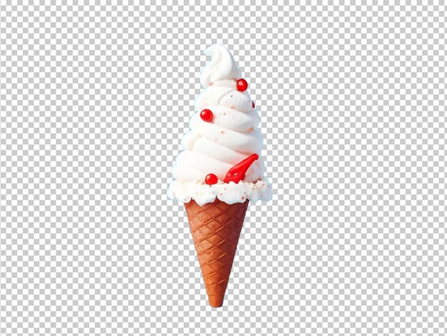 Santa claus ice cream