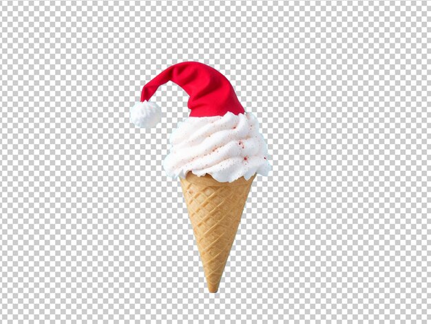 PSD santa claus ice cream