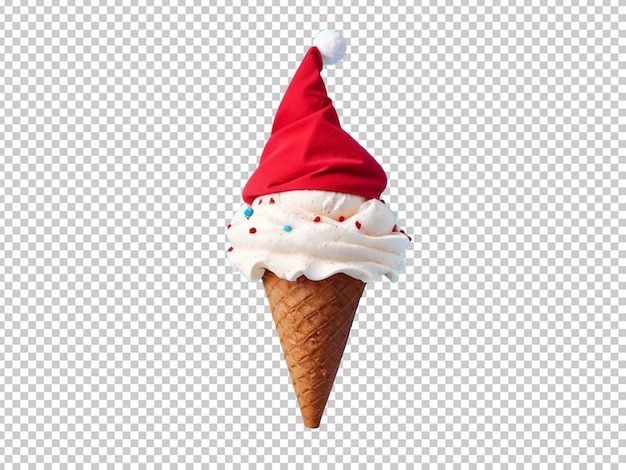 Santa claus ice cream