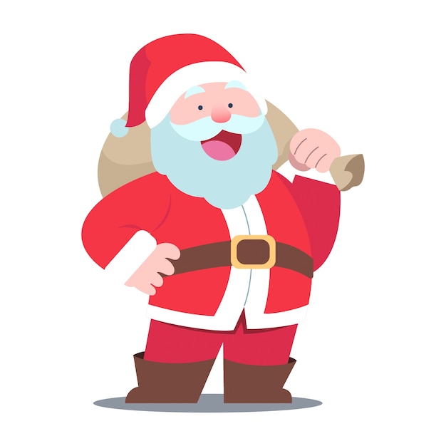 PSD santa claus illustration