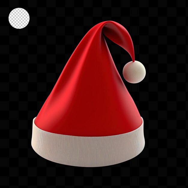 PSD santa claus red hat