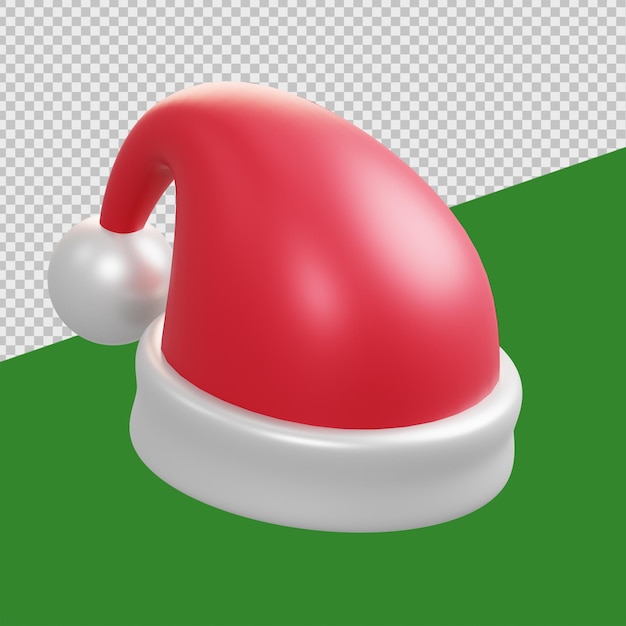 Santa Hat ilustracje medyczne 3D