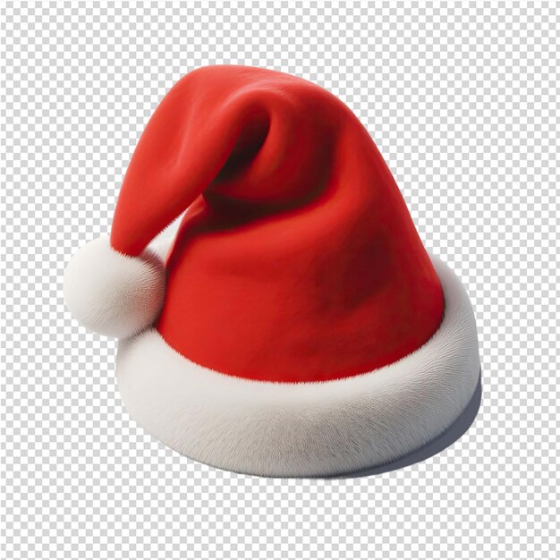 PSD a santa hat with a red cap on it