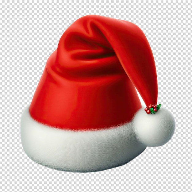 PSD a santa hat with a santa hat on it