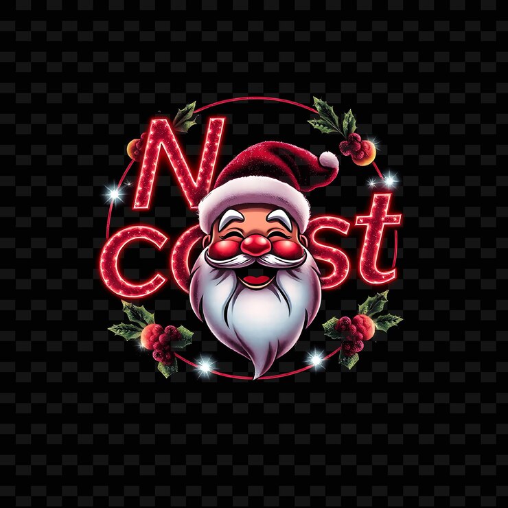 PSD a santa hat with a santa hat and a santa hat