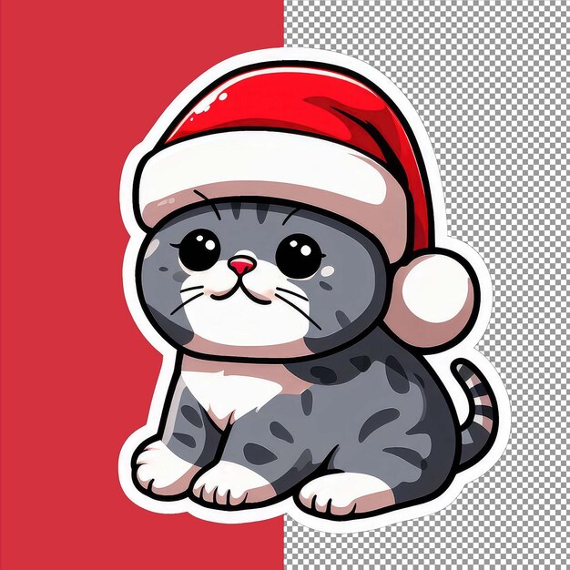 Santa's little meowker png