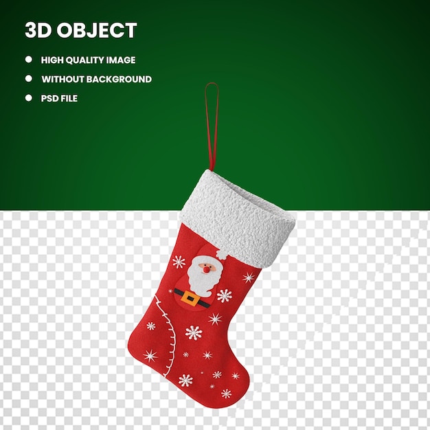 PSD santa stocking
