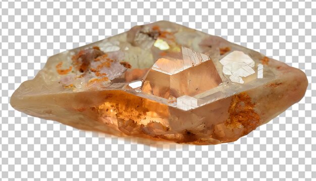 PSD sapphire gemstone isolated on transparent background