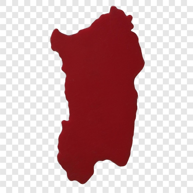 sardegna sardinia region of italy transparent