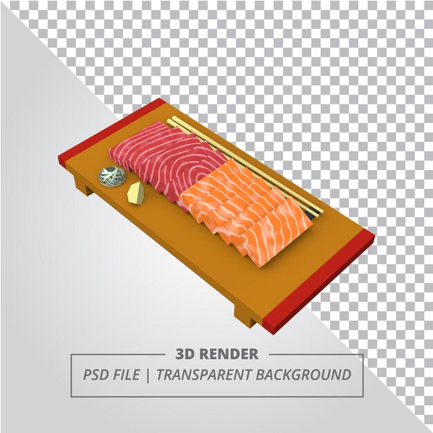 SASHIMI 3D RENDER POJEDYNCZE OBRAZKI