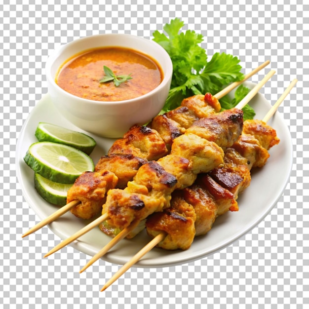 PSD sfondo satay trasparente