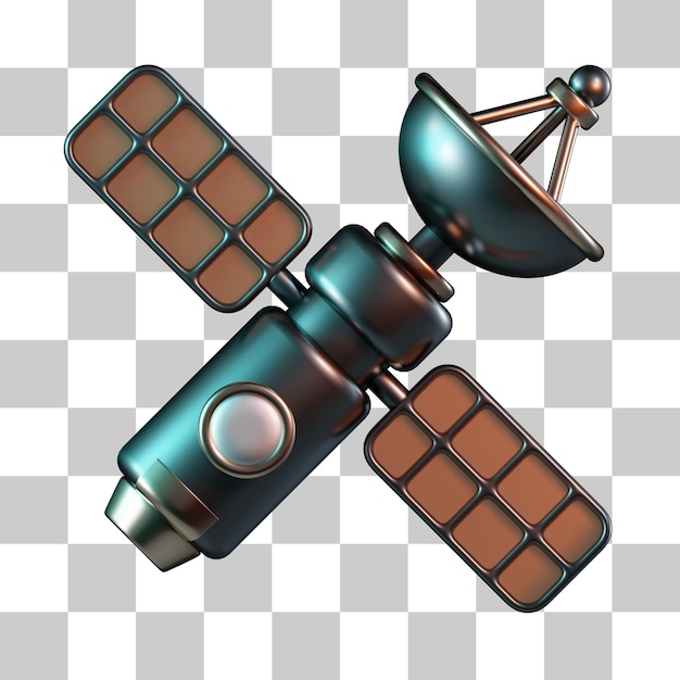 Satellite 3d icon