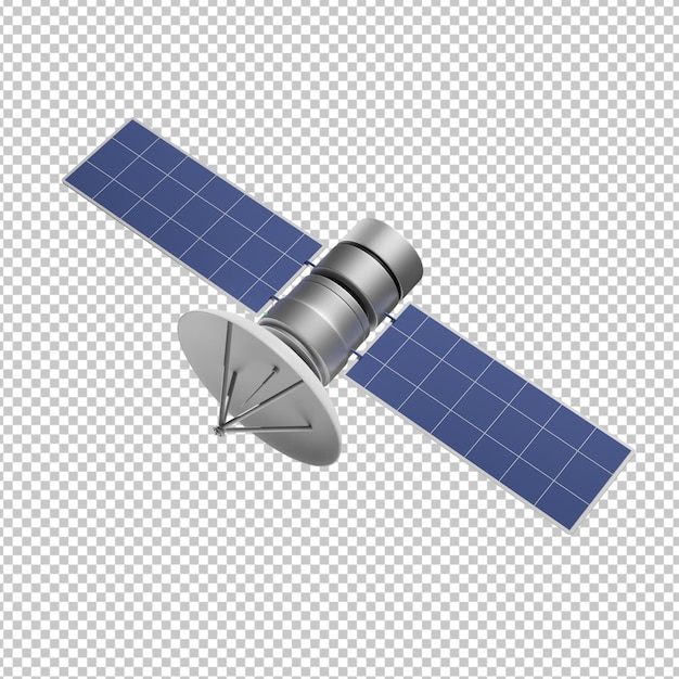 PSD 衛星3dイラスト