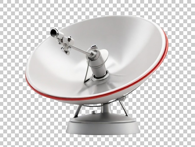 PSD satellite dish on transparent background