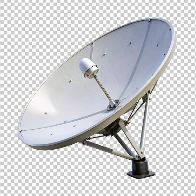 PSD satellite dish on white background