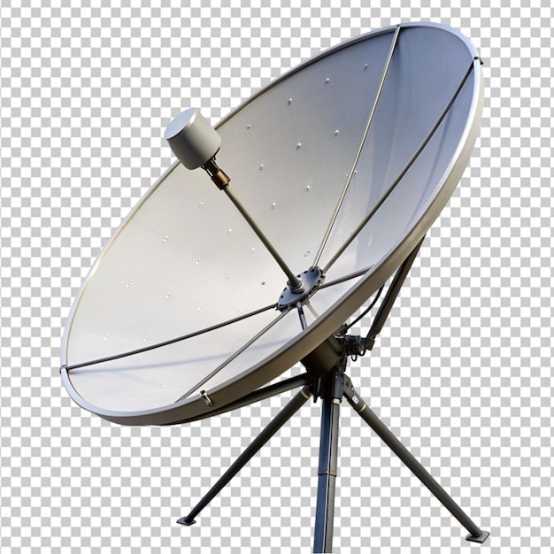 PSD antenna satellitare su sfondo bianco