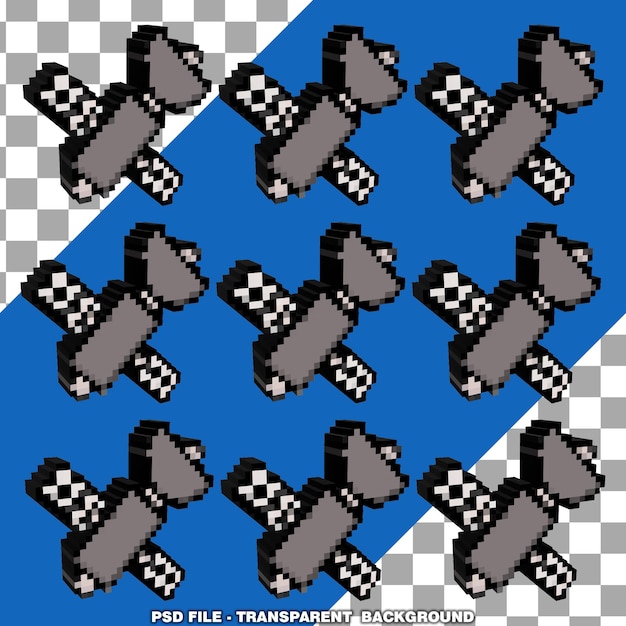 PSD satellite pixel pattern