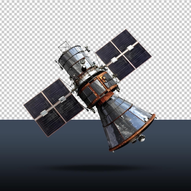 PSD satellite png image with transparent background