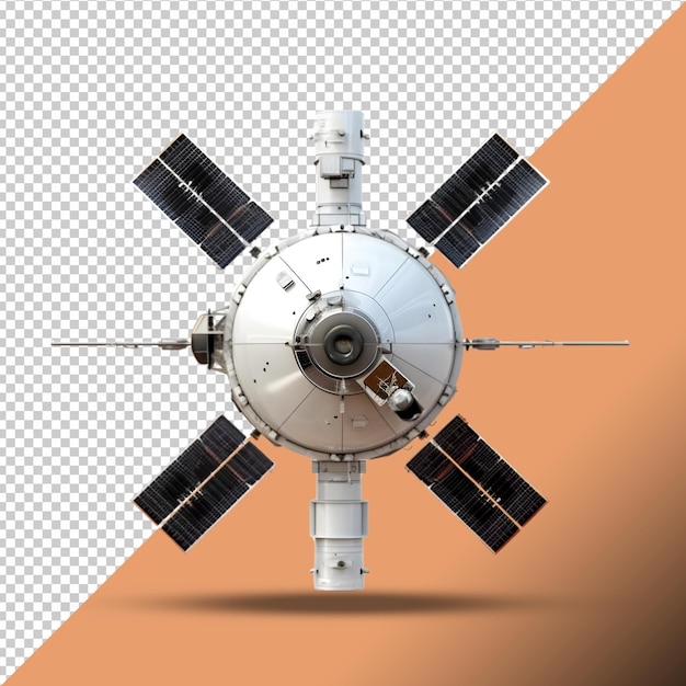 PSD satellite png image with transparent background