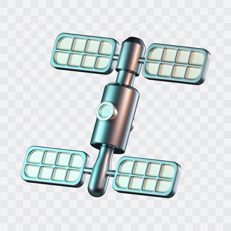 PSD 衛星站 3d 圖像