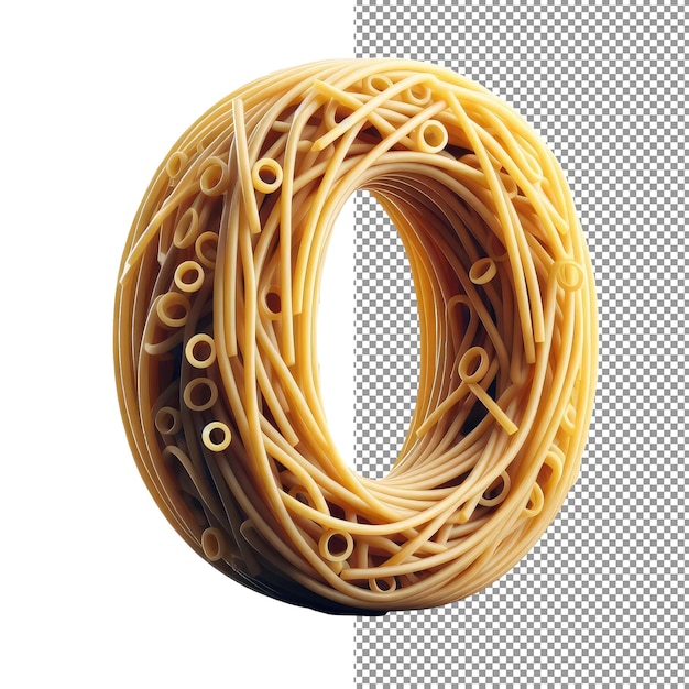 PSD satisfy your visual cravings spaghetti letters on a png background