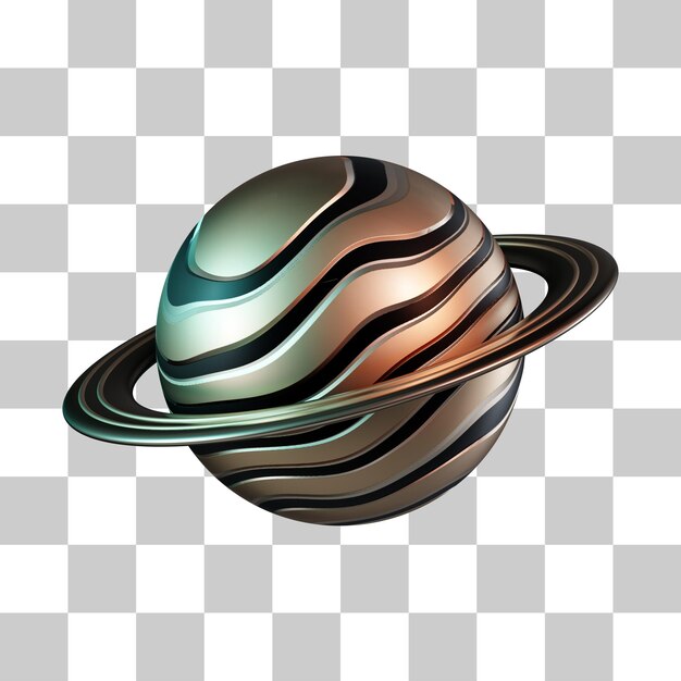 PSD saturn 3d icon