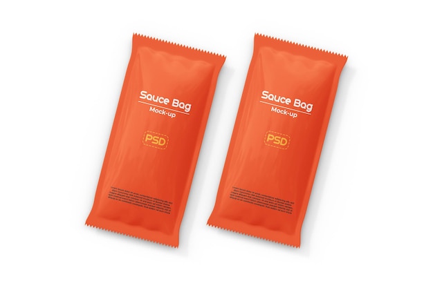 Sauce bag mockup