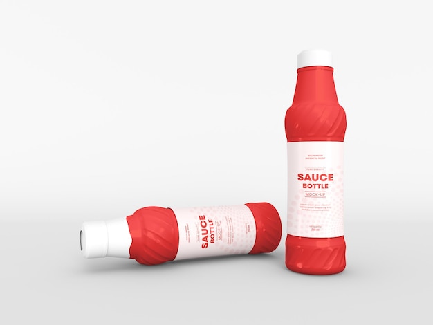 Sauce bottle packaging