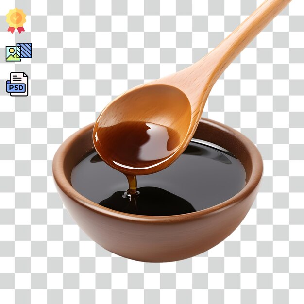 PSD sauce transparent background