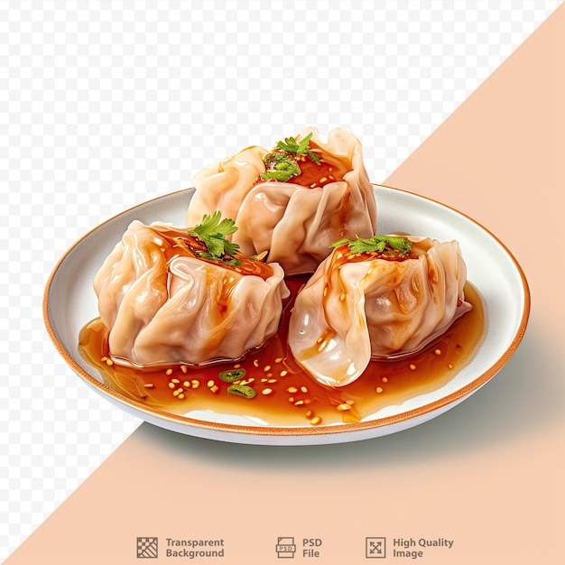 Sauced shrimp dumplings from china