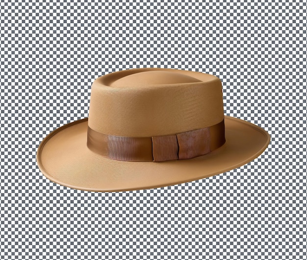saucer hat isolated on transparent background