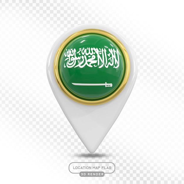 サウジアラビア 3D マップマーカー