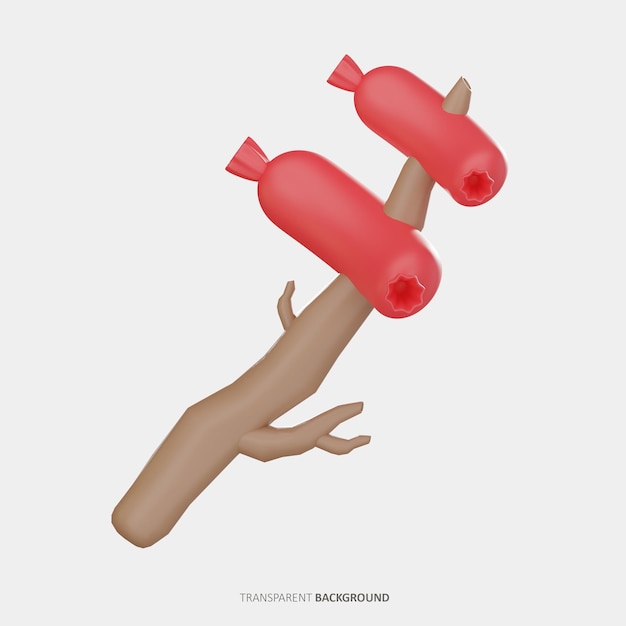 Sausage 3d icon