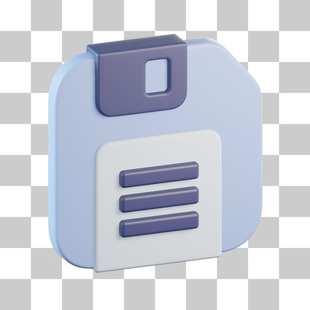 Save diskette 3d icon