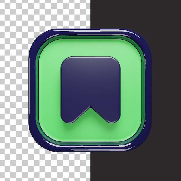 PSD save icon 3d