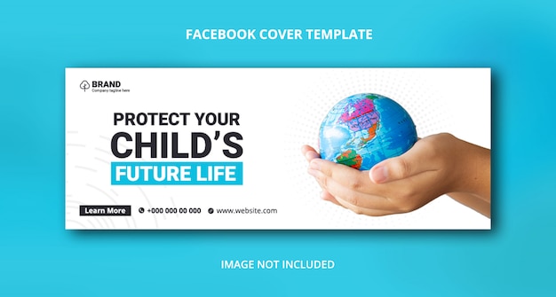 Save the nature facebook cover banner template