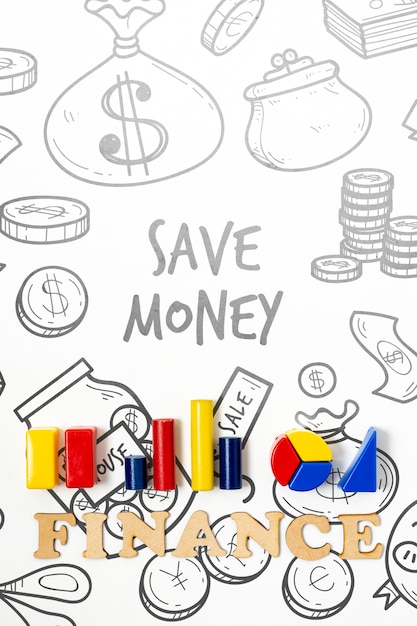 Saving money finance domain with charts