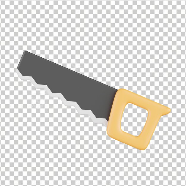 PSD saw 3d icon illustration