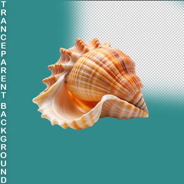 PSD scallops isolated on transparent background