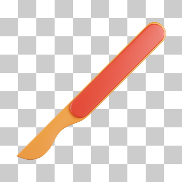 PSD scalpel 3d icon