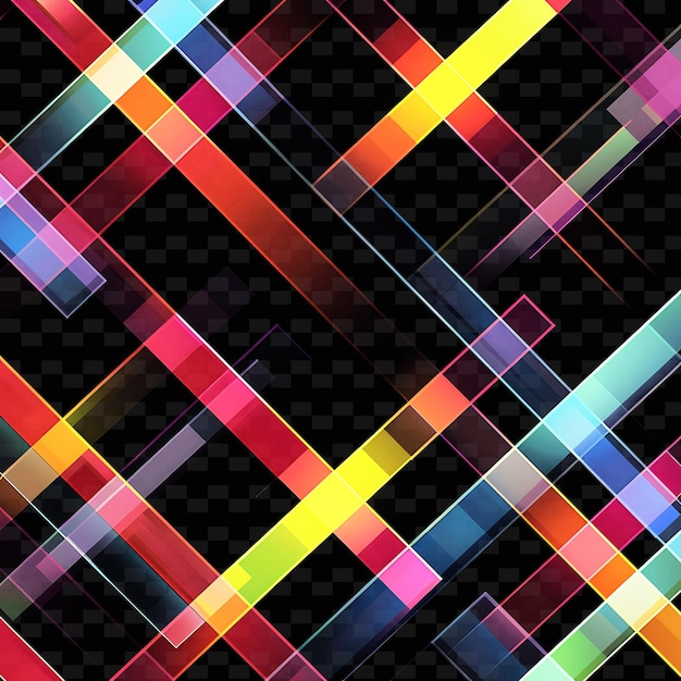 PSD scandinavische stijl trellises pixel art met schone lijnen en creatieve textuur y2k neon item designs