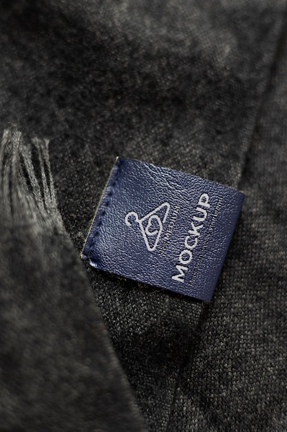 scarf label mockup design