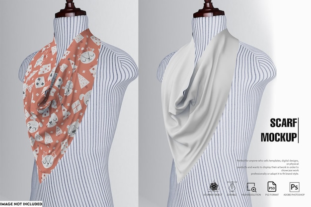 Scarf mockup