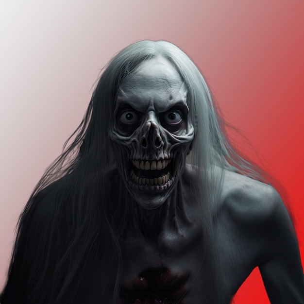 PSD scary person halloween spooky png transparent background