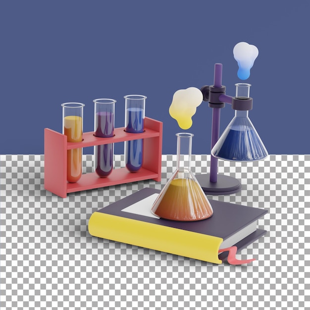 Scena Chemii Renderowania 3d